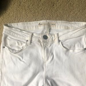 ASOS White Midrise Skinny Jeans